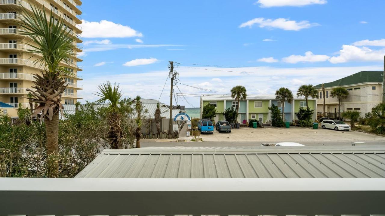 Pet Friendly Townhome With Gulf Views And Hot Tub Right Across From Beach And Schooners Panama City Beach Kültér fotó